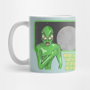 Mercury funny alien Mug